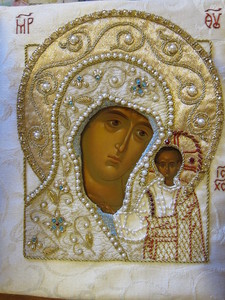 Вышитая икона